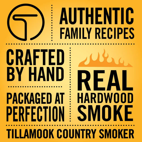 Country Country 2.5 Oz Tillamook Smoker Pork Jerky Snacks, Smoker Chophouse Bites, Hawaiian-Style Teriyaki Tender Cuts