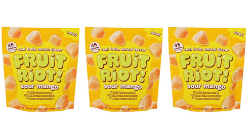 generic - Fruit Riot Candy Frozen Sour Mango, 8 OZ - 3 Pack