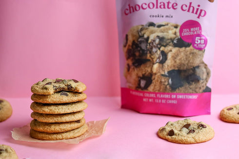 50% 13 (Pack 6) Miss Jones Baking Gluten-Free Chocolate Chip Cookie Mix - More Chocolate Chips, Lower Sugar, Naturally