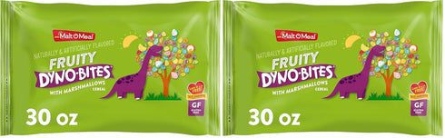 Malt-O-Meal Fruity Dyno Bites Cereal with Marshmallows, Gluten Free Breakfast Cereal, Marshmallow