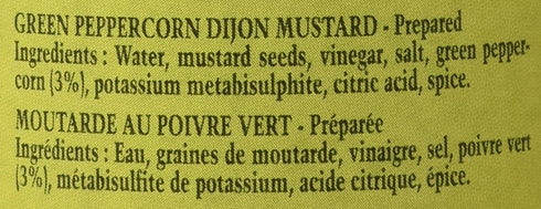Edmond Fallot 7 oz Green Peppercorn Dijon Mustard -