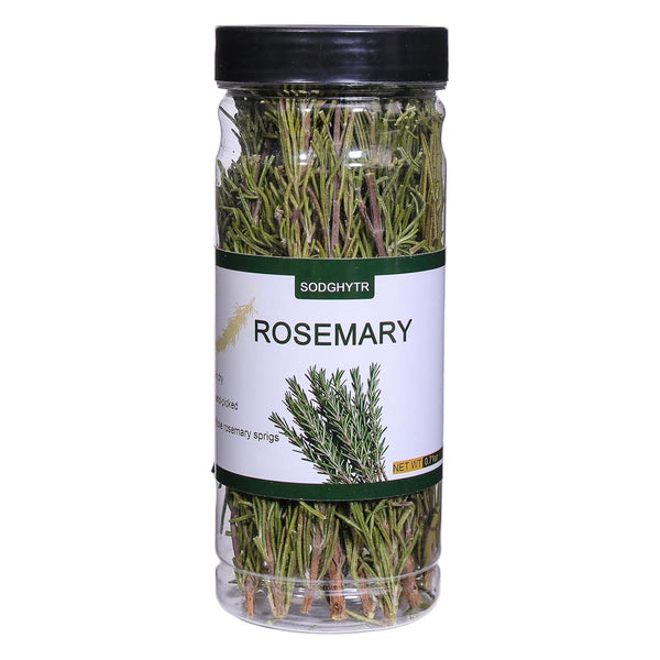 SODGHYTR Dried Whole Rosemary Sprigs,0.7oz (20g), 1015 Sprigs,Dried Rosemary Fresh for Baking &