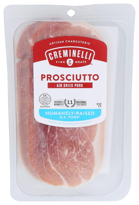 Creminelli, Prosciutto Sliced, 12 Ounce