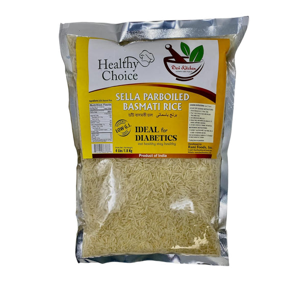 DESI KITCHEN AUTHENTIC INDIAN PRODUCTS Desi Kitchen All Natural | Premium Quality | Vegan | Sela Parboiled/Diabetics