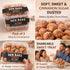 Pet4Homy Pack 2, 22 oz (44 oz Gen Bake Churro Donut Bites of Cinnamon Sugar Dessert Bites, Soft & Sweet Bakery Snack