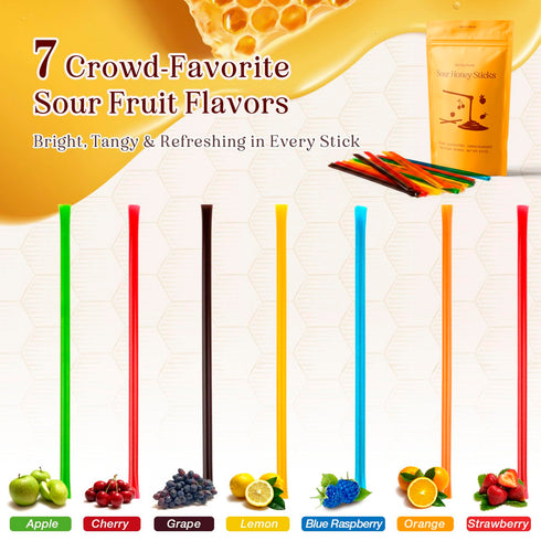 Sun Bay Foods 100% (50, Sunbay Foods Organic Honey Sticks - Pure Raw Clover Honey Straws - Easy to Open Natural