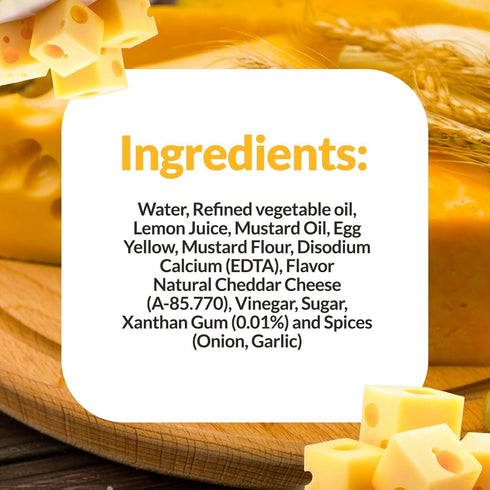 (240g) FRITZ Cheddar Cheese Sauce - Especially ideal for Hot Dogs Hamburgers Sandwiches Mac & Cheese Nachos and Veggies