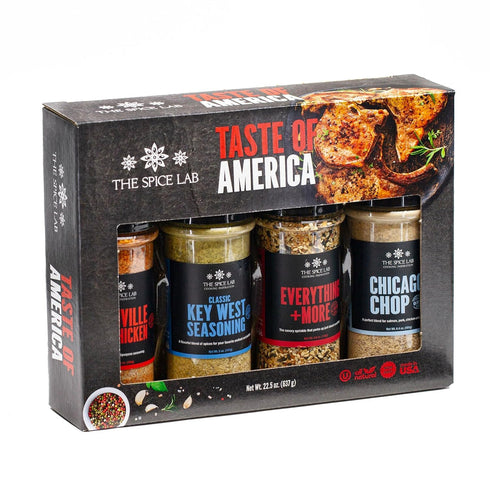 The Spice Lab Taste of America Spices and Seasonings Set