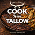 (14 oz) 100% Beef Tallow for Cooking US-Made, Grass-Fed and Finished Beef Fat, Rich Flavor Pure Beef Tallow for Deep