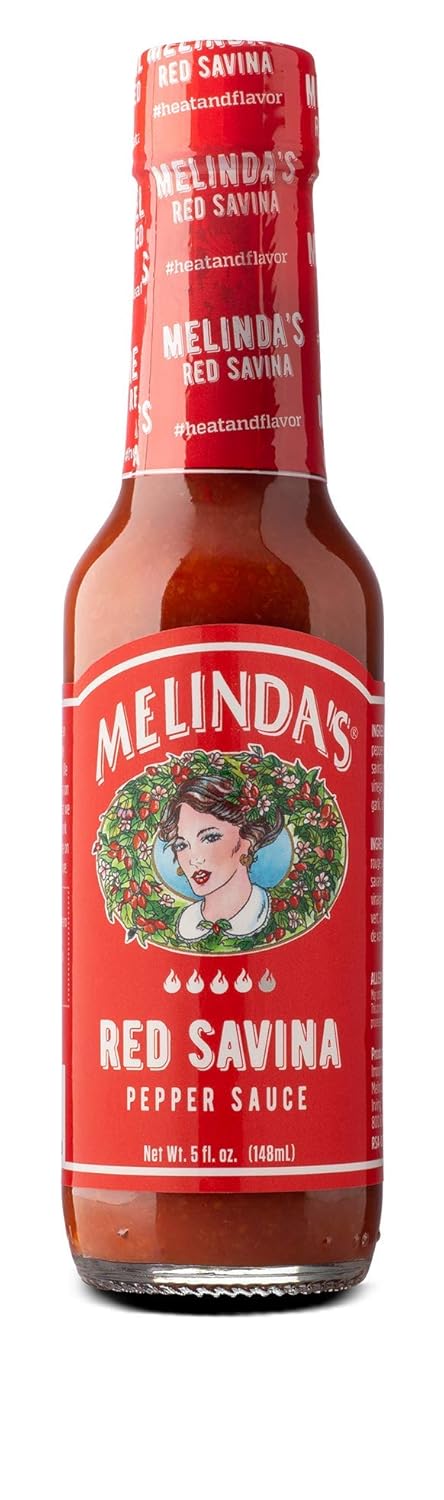 Melindas Red Savina Pepper Hot Sauce - Craft Extra Spicy Habanero Hot