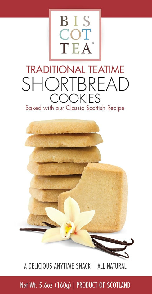 BISCOTTEA Traditional Shortbread Cookies, 8 Cookies