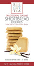 BISCOTTEA Traditional Shortbread Cookies, 8 Cookies