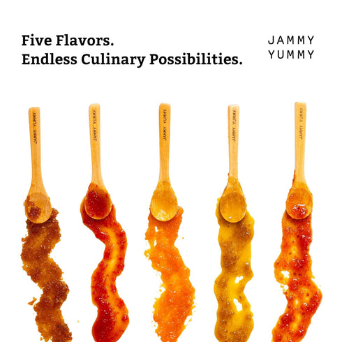 Jammy Yummy 8 (Pack 2) Onion Jam - Handmade, Simple Ingredients, No Additives, Vegan, Gluten-Free - Ounce Jar