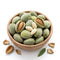 Fresh Second Phase Green Almonds Crack & Eat Inner Almond Only California