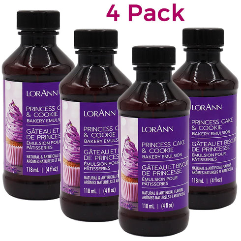 Lorann Oils Princess Cake and Cookie Bakery Emulsion: Regal Flavor Blend, Perfect for Enhancing Sweet, Cake-like