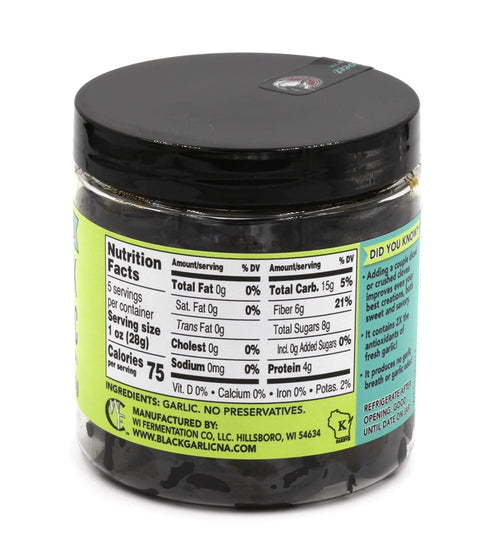 Peeled Black Garlic, 5 oz., Kosher Certified