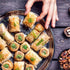 Anabtawi Sweets 50-Piece 400g Anabtawi Middle Eastern Sweets - Assorted Baklava, Pistachio and Almond Pastry