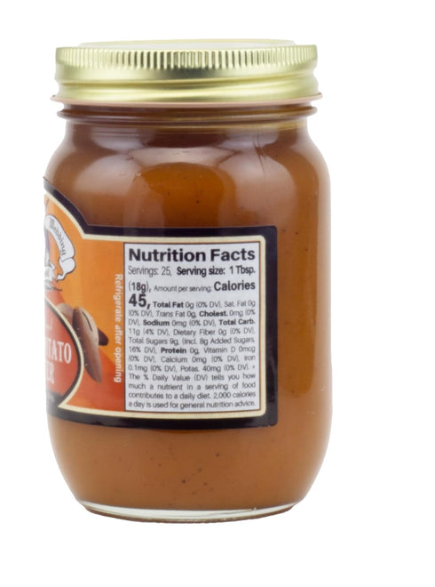 16 oz. (454g) Amish Wedding Sweet Potato Butter, TWO Jars