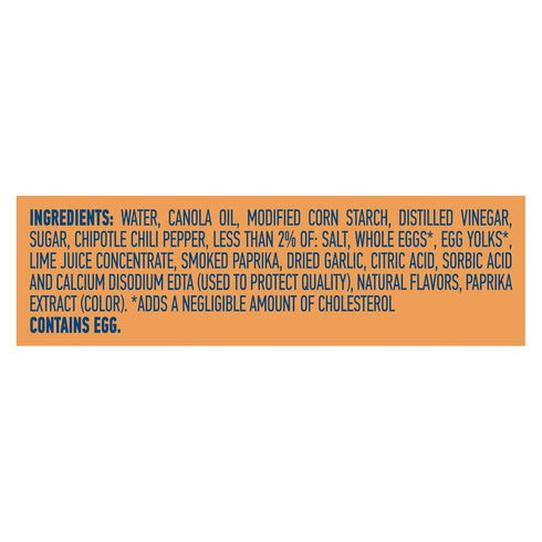 Hellmann's Mild Chipotle Mayonnaise Dressing, 11.5 oz - Real Ingredients, No Artificial Flavors