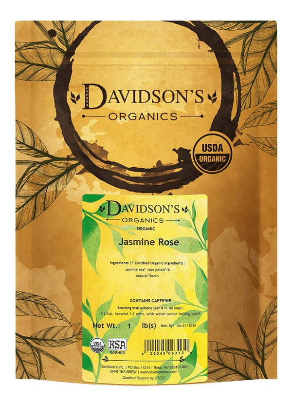 Davidson's Tea Bulk, Jasmine Rose, 16-Ounce Bag