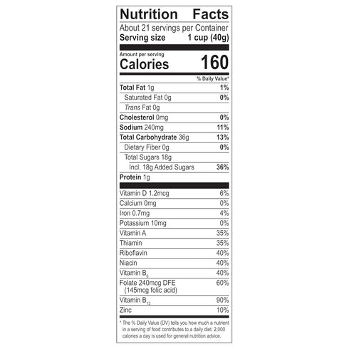 30 oz (Pack 2) Marshmallow Fruity PEBBLES Breakfast Cereal for Kids, Gluten Free, Made with Sweetened Puffed Rice, Bag