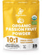 Jungle Powders Passion Fruit Powder Organic 5 Ounce Bag, Freeze Dried Passion