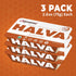 3 Pack 75g OhGoodness! Organic Honey Halva - - Only THREE Simple Ingredients, Melt-in-Mouth Snack & Dessert, Honey
