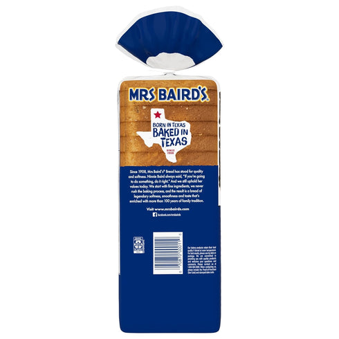 MRS BAIRD'S 24 oz Texas Toast Bread, Original White Bread, Bag