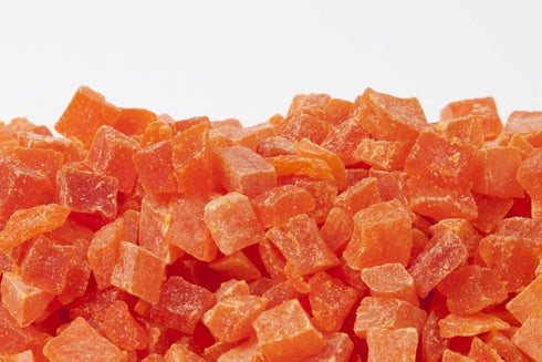 (5 Lbs.) Dried Papaya Chunks - Diced Dried Papayas Best for Snacking & Baking - Paw Paw Tree - Lightly Sugar Coated
