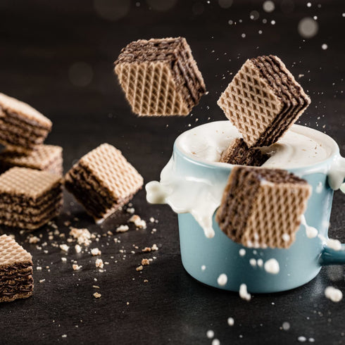 8.82 oz Loacker Dark Chocolate Wafer Cookies