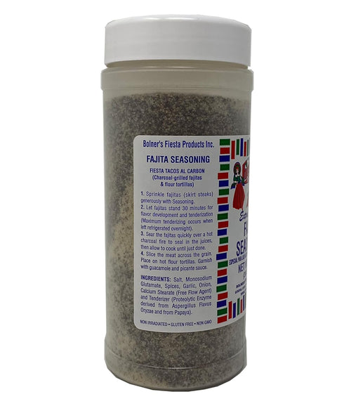 Bolner's Fiesta Extra Fancy Fajita Seasoning, 14 Oz Plastic Jar (Pack of 1)