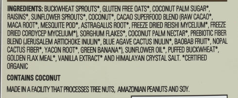 Living Intentions 9 (1 Pack) Organic Superfood Cereal Cacao Crunch NonGMO Gluten Free Vegan Kosher Ounce Unit