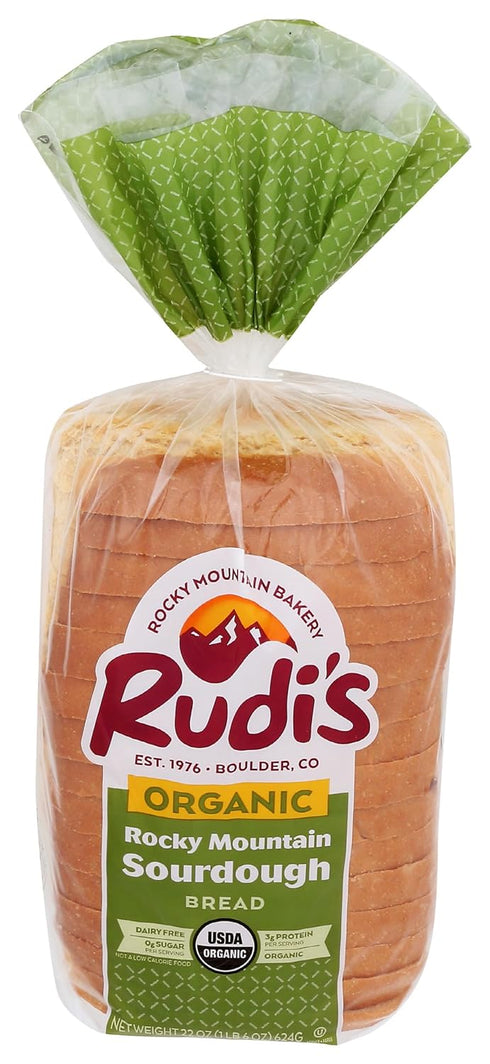 Rudis BAKERY Organic Mountain Sourdough Bread, 22 OZ