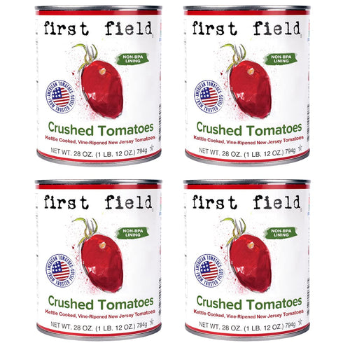 First Field Crushed Tomatoes 100% Jersey Fresh Tomatoes by the NJDA Gluten