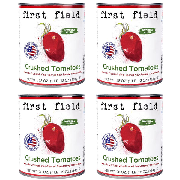 First Field Crushed Tomatoes 100% Jersey Fresh Tomatoes by the NJDA Gluten