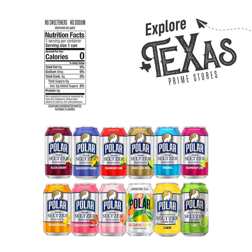 Polar Seltzer 16 Pack 12 oz Master Collection of Premium Sparkling Water fl Can