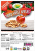 '-1 lb Sunrise Fresh No Sugar Added Dried Sweet Apples: Gluten-Free, Low-Calorie, No Preservatives, Unsulfured
