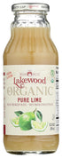 LAKEWOOD Organic 100% Pure Lime Juice, 12.5 FZ