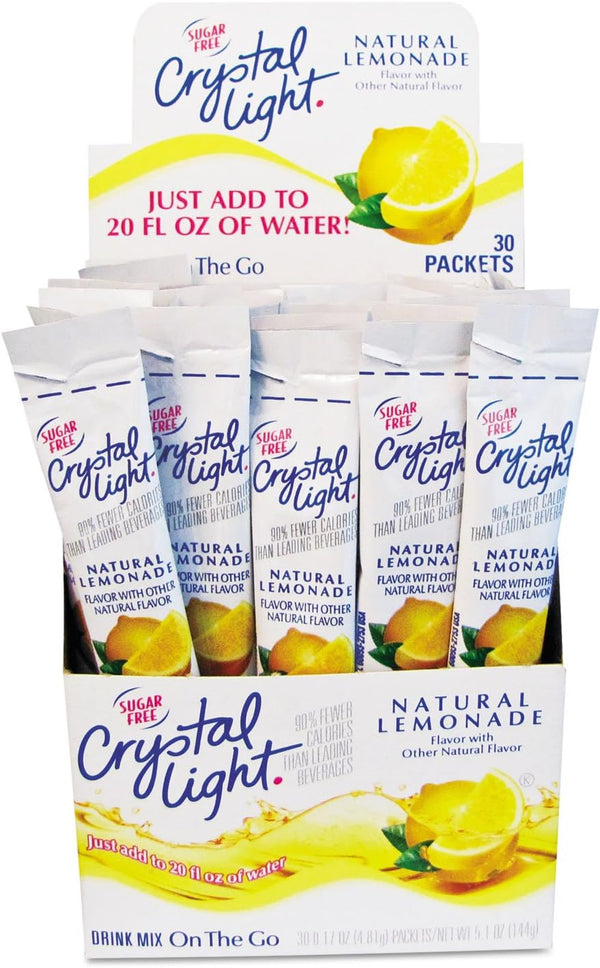 Crystal Light Products Crystal Light-Flavored Drink Mix, Lemonade, 30- 0.17 oz Packets