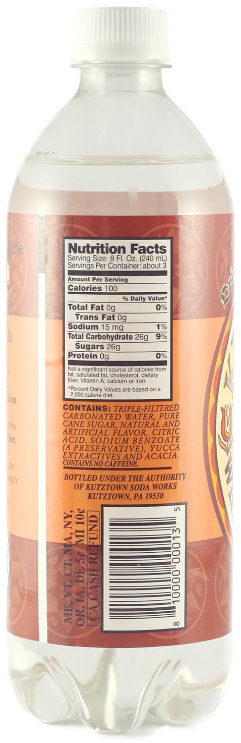 AmishTastes 24 Oz. (Pack 8) White Birch Beer, Kutztown "Nix Besser" PA Dutch Style
