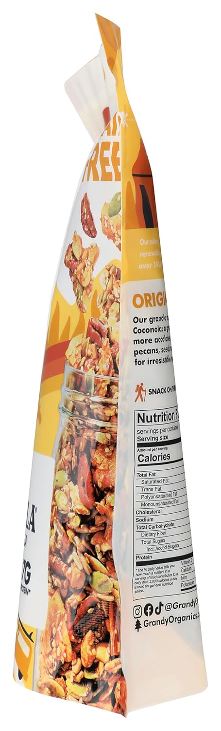 9 OZ Grandy Organics Organic Granola Coconola Grain Free