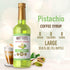 33.8oz (1pk) Matteo's Pistachio Syrup for Coffee, Lattes, Cappuccinos & Desserts Sugar-Free Sweetener for Beverages