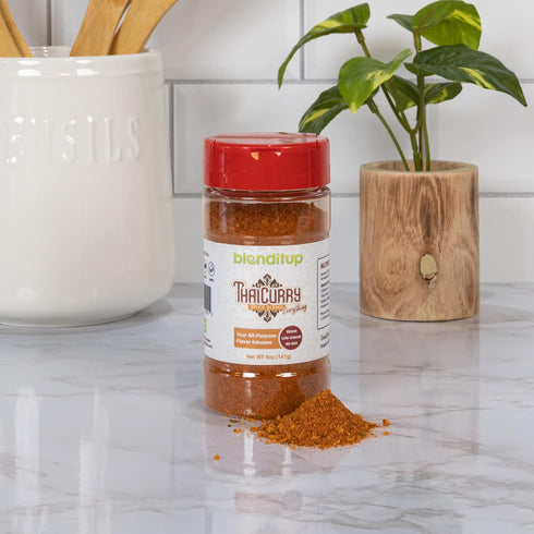 Thai Curry Spice Blend 5 oz – Gourmet Spices with Sea Salt, Healthy Addition to Any Dish, Low Sodium, No Gluten, No