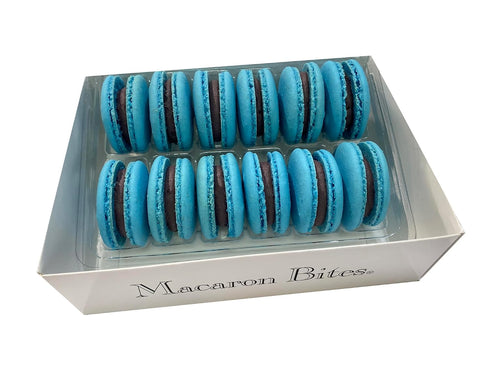 Macaron - Blueberry French Macaron sGift Box - 12 Count
