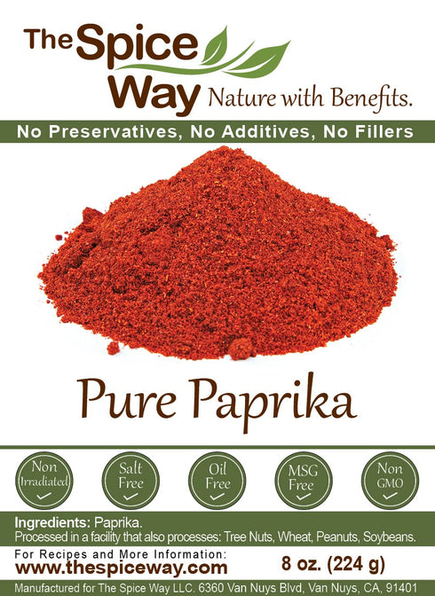 The Spice Way Paprika Powder - 8 oz Seasoning