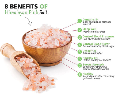 5 Lbs Anna and Sarah Himalayan Pink Rock Salt in Jar