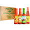 Walkerswood Hot & Savory Sauce Kit - 1 x 6oz Fire Stick, 1 x 6oz Hot JonKanoo, 1 x 6oz Zesty Caribbean, 1 x 6oz Las'Lick