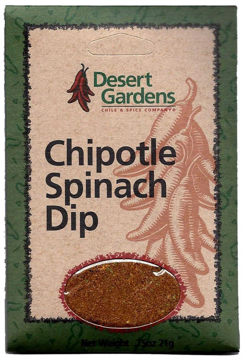 Desert Gardens Chipotle Spinach Dip Mix - Pack of 4