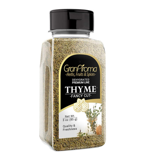 GranAroma Thyme Leaves, 3 oz (85g), Fancy Cut Traditional Herb