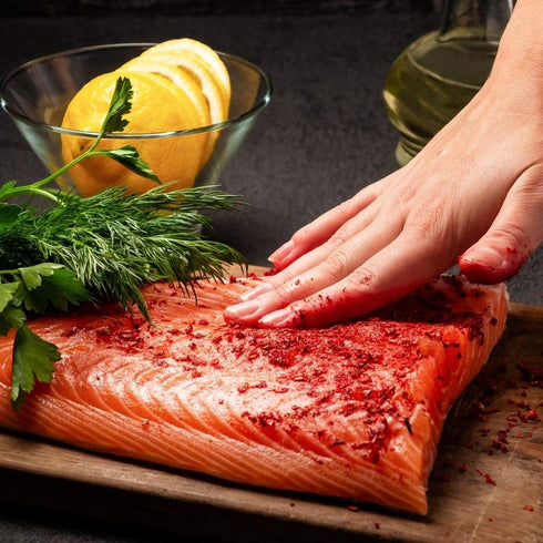 2 3oz - King Red Salmon Rub Classic Potlatch Seasoning Dry Spice Blend - Grilled Salmon, Seafood and Veggies All